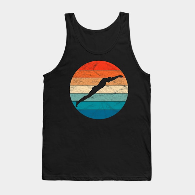 Vintage Swimmer Tank Top by ChadPill